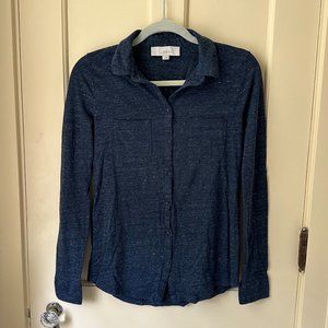 LOFT Cotton Button-Up